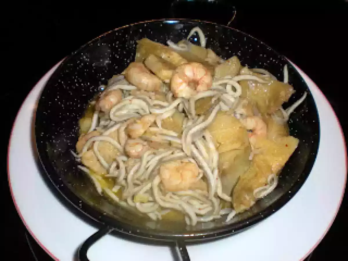 Alcachofas con gulas y huevo roto - foto 3