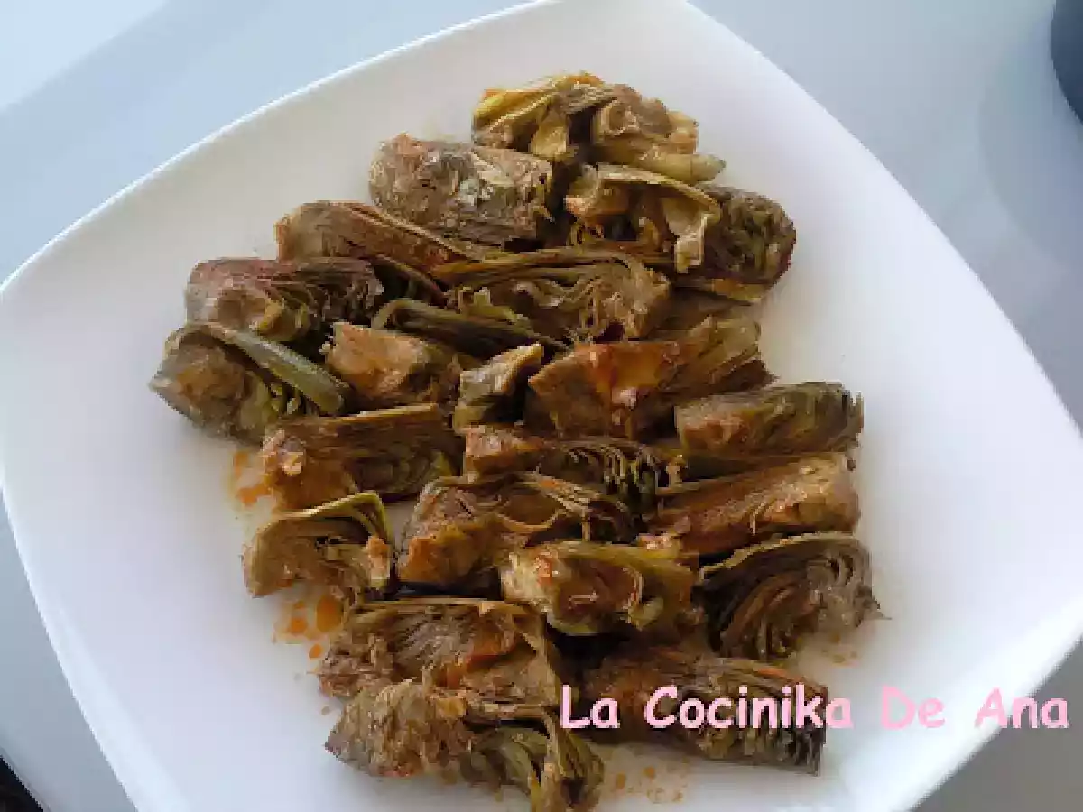 Alcachofas estofadas - foto 2