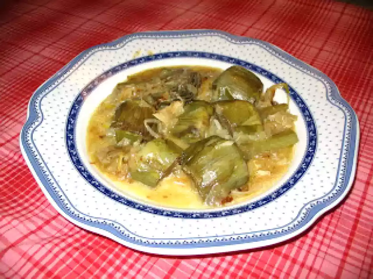 ALCACHOFAS ESTOFADAS