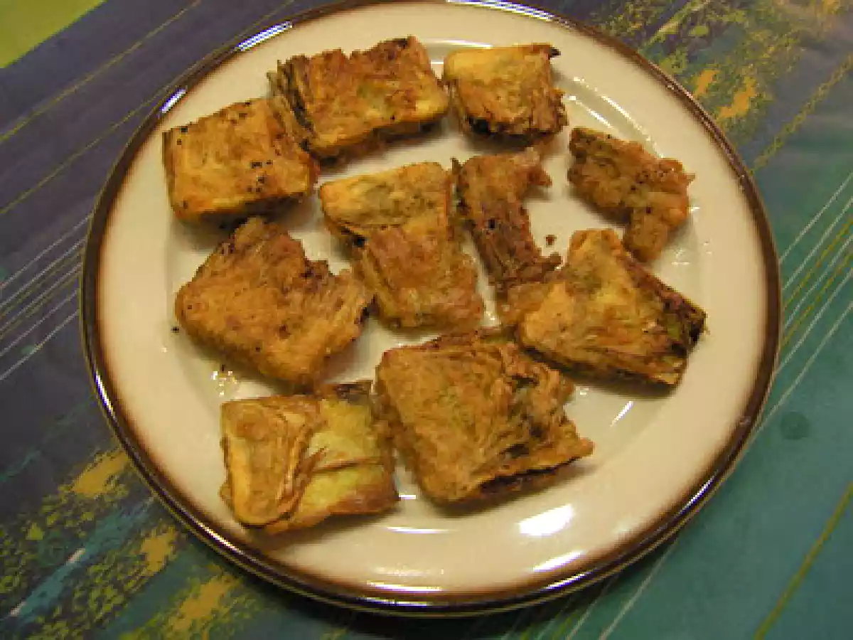 ALCACHOFAS REBOZADAS