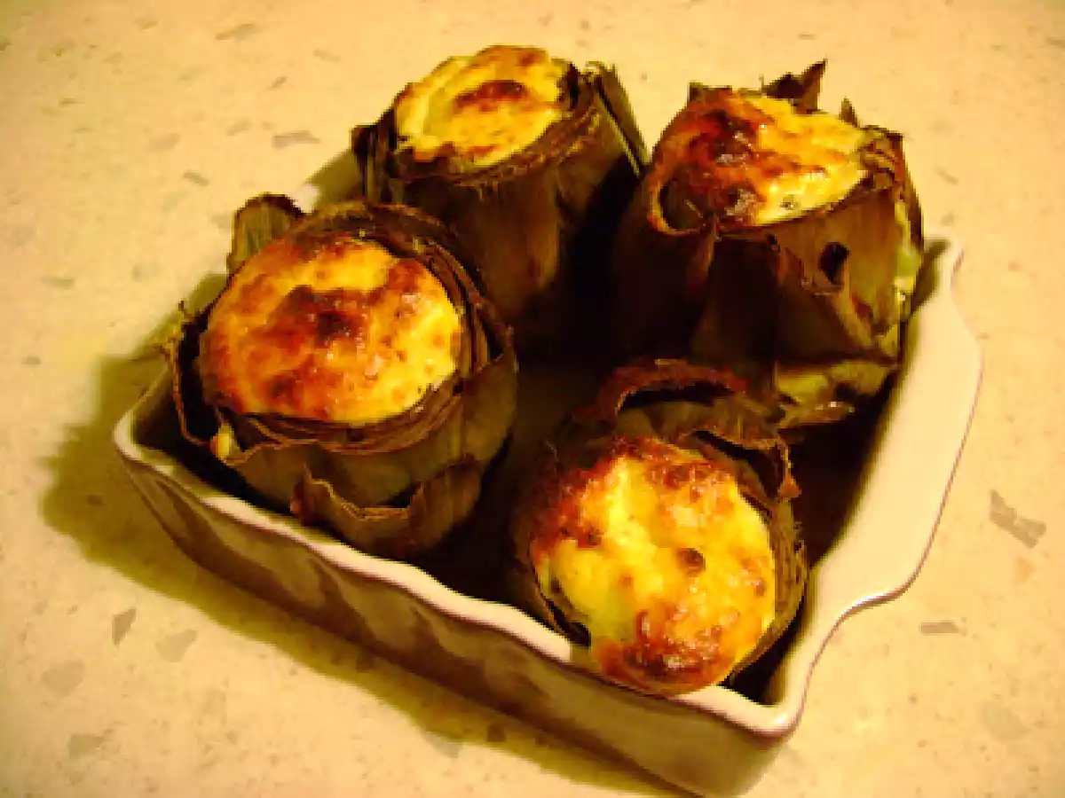 Alcachofas Rellenas con Ricotta