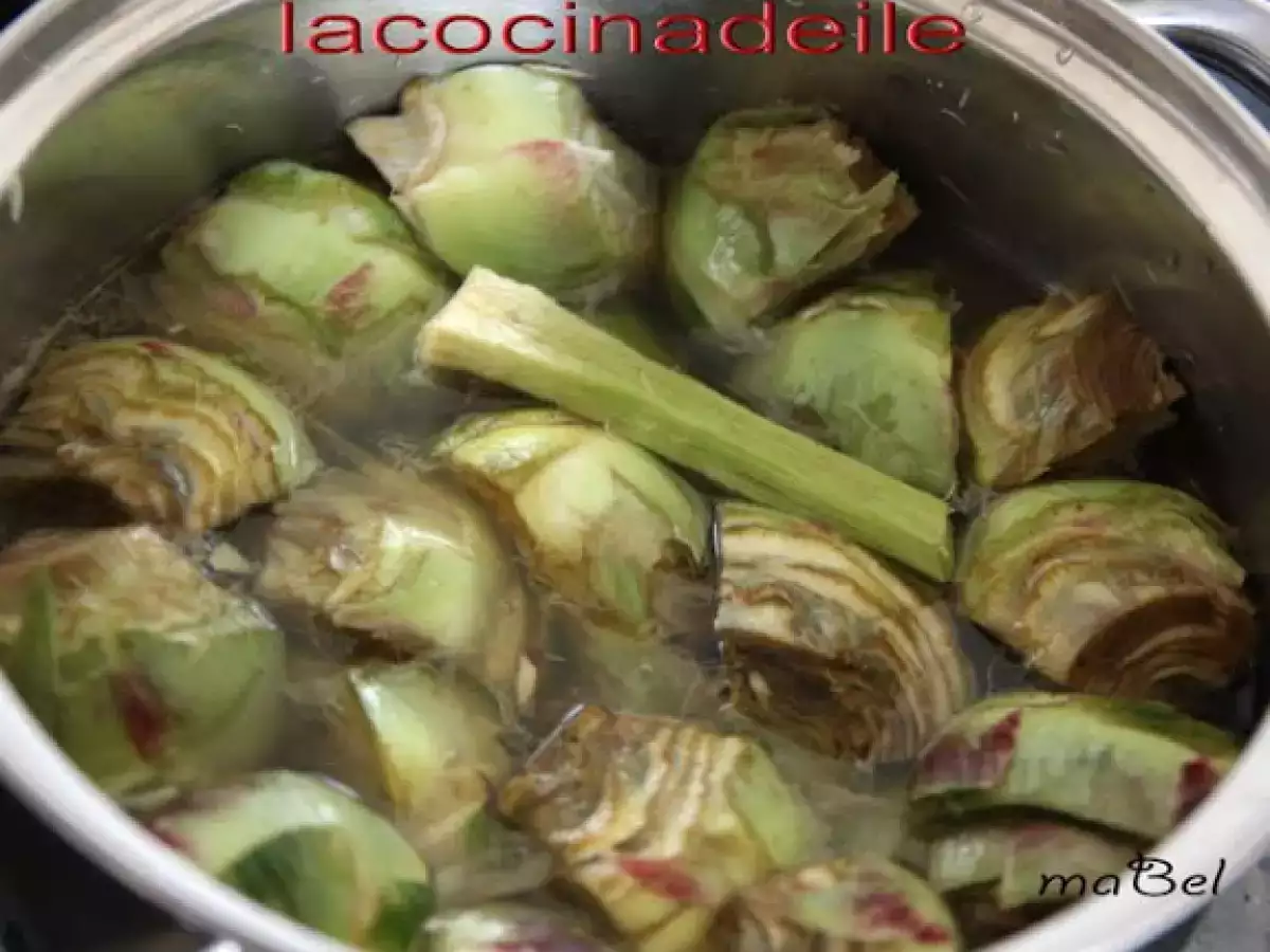 Alcauciles o alcachofas a la romana - foto 2