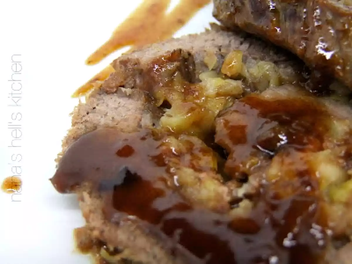 Aleta de ternera rellena de puerro, manzana y foie - foto 2