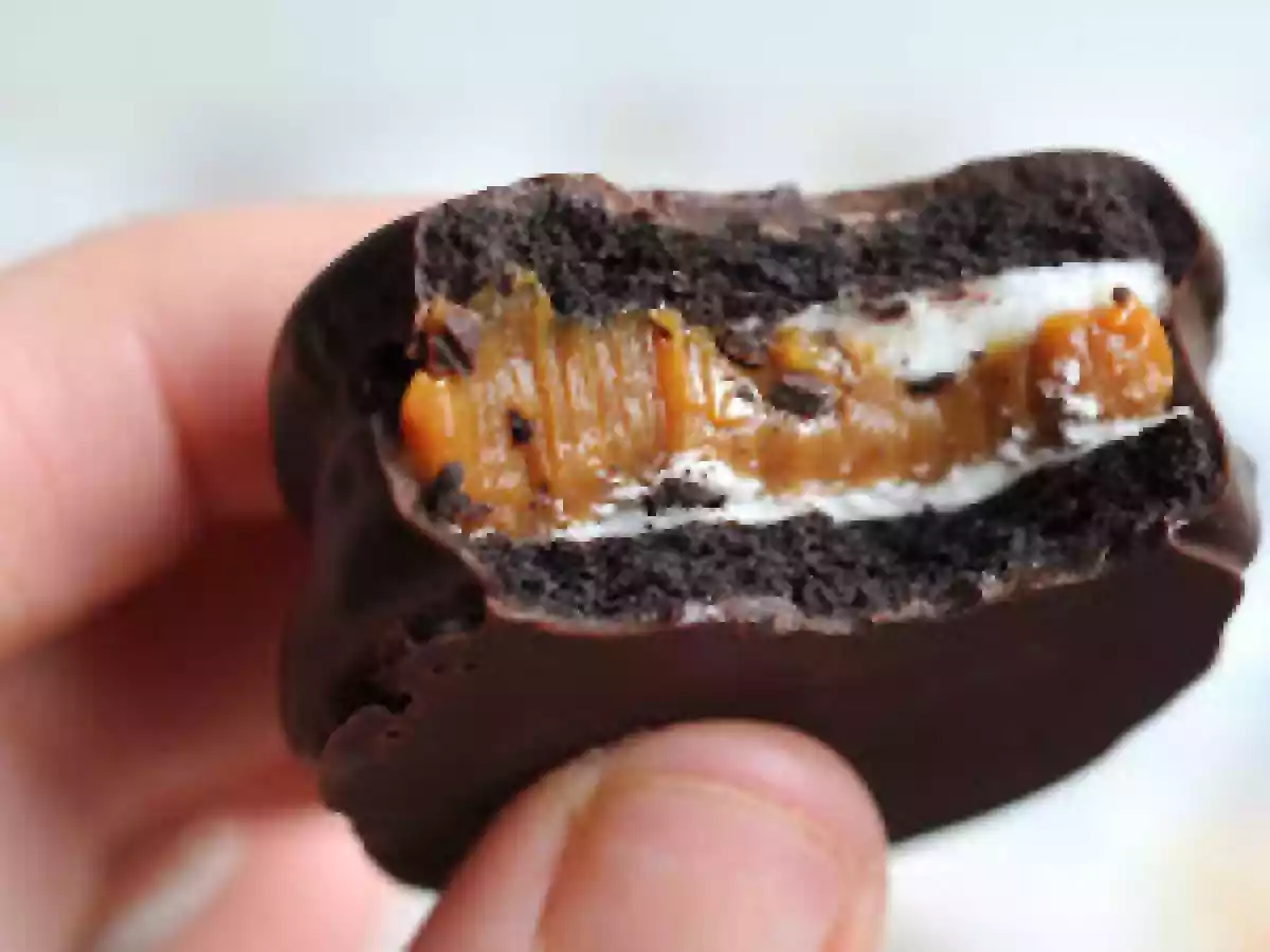 Alfajores de Galletas Oreo con chocolate - foto 2