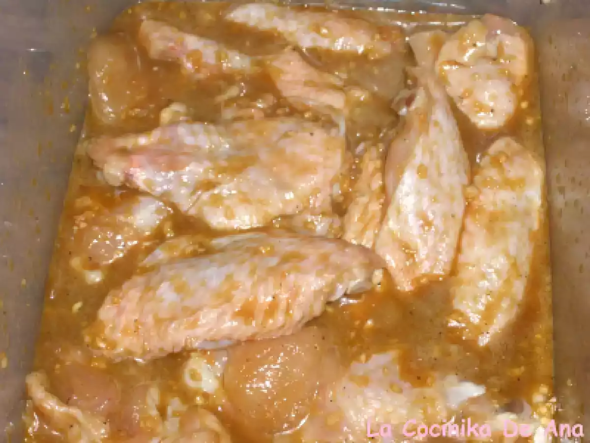 Alitas de pollo agridulces - foto 3