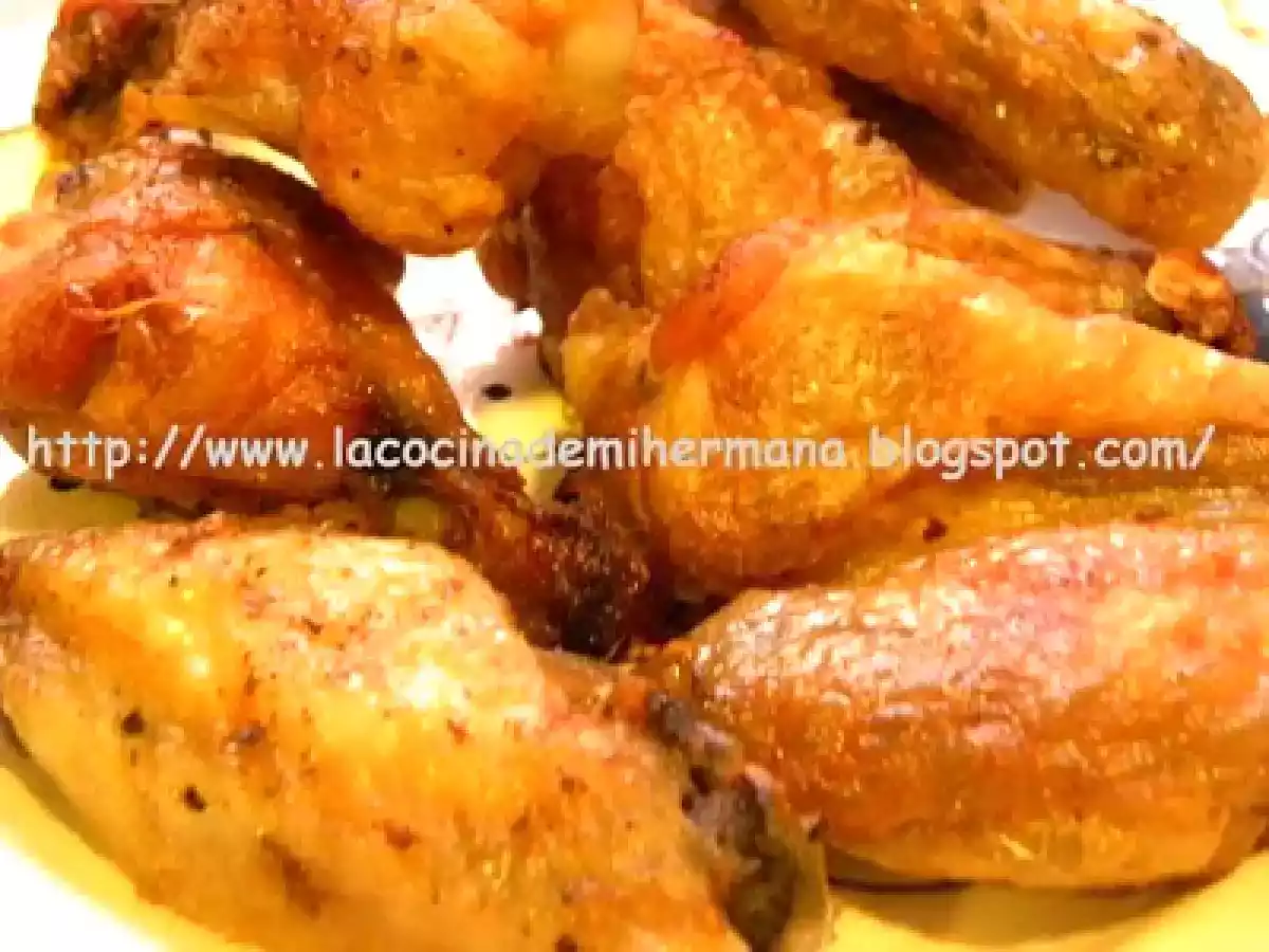 Alitas de pollo al horno