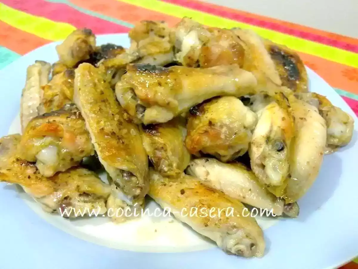 Alitas de pollo al horno
