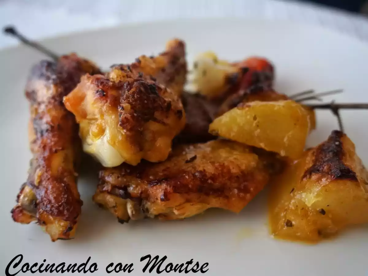 Alitas de pollo al horno