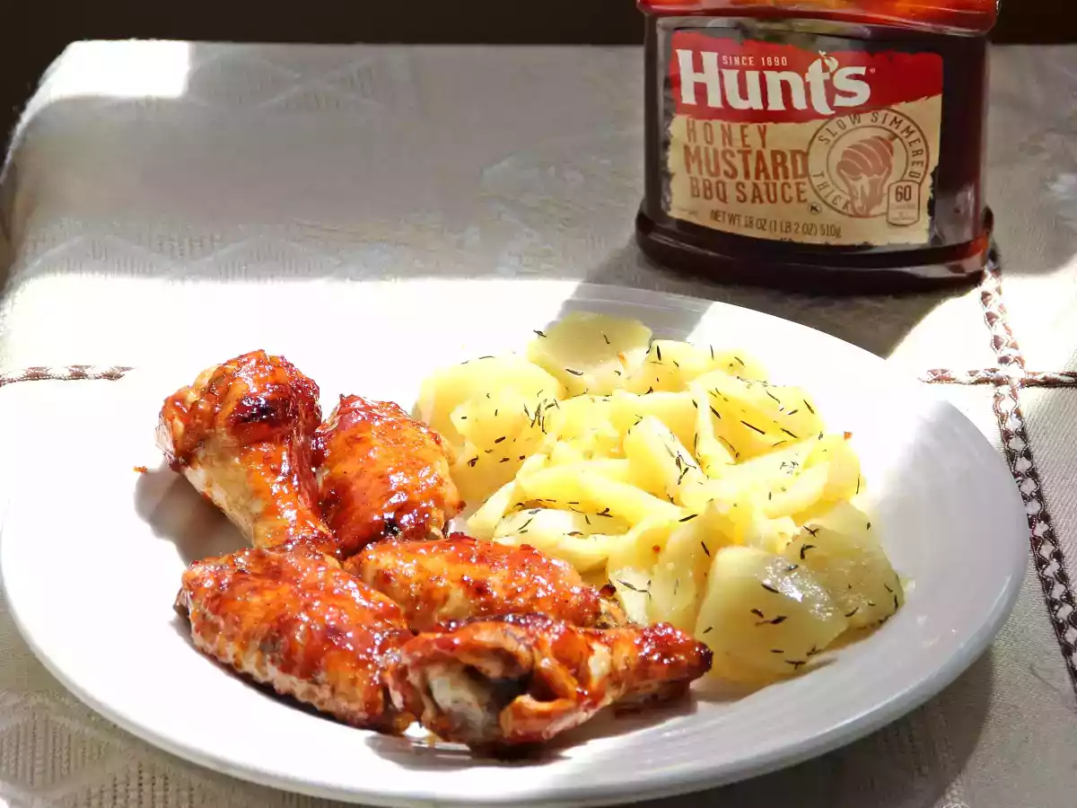 Alitas de pollo con salsa barbacoa - foto 2