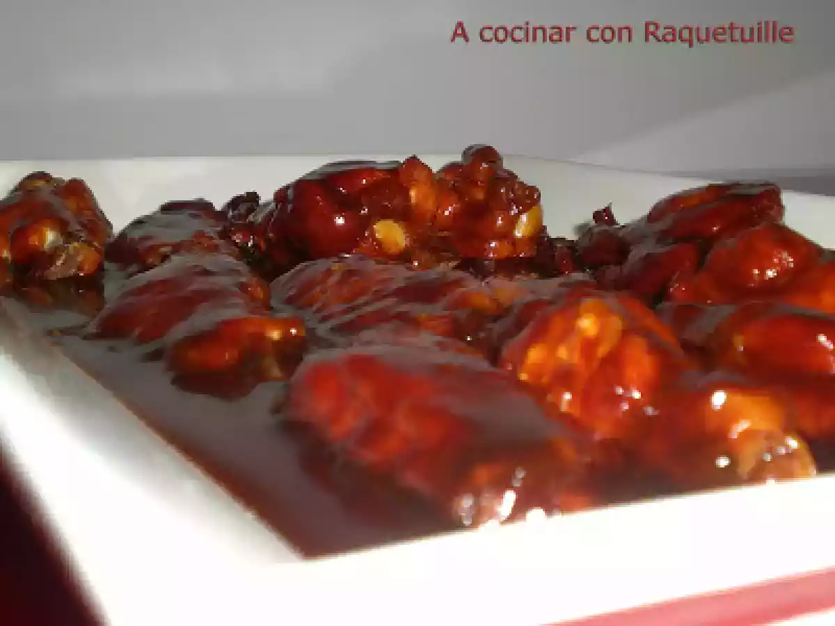 Alitas de pollo con salsa de soja