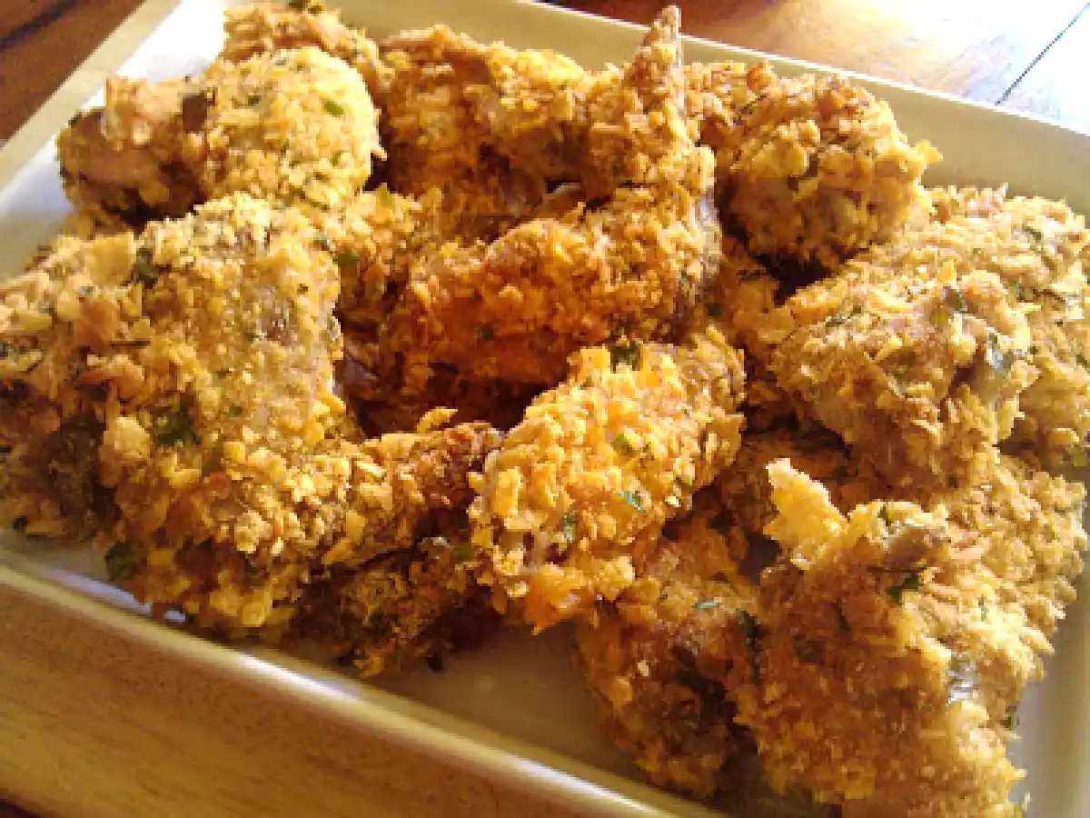 Alitas de pollo crujientes al horno