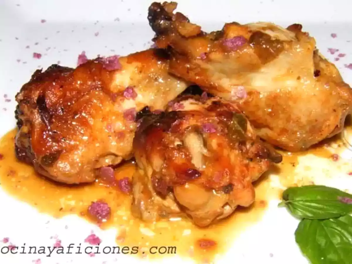 Alitas de pollo marinadas al estilo oriental, receta