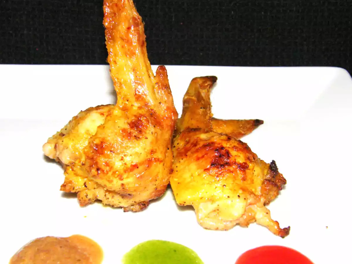 Alitas de pollo rellenas al estilo de ?Sudestada?, receta