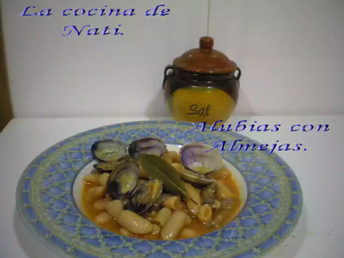 ALUBIAS BLANCAS CON ALMEJAS. - foto 3