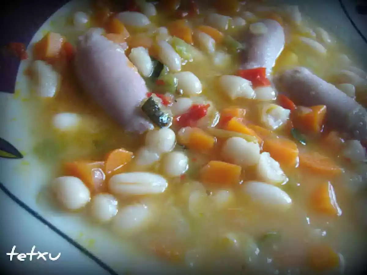 Alubias Blancas con Salchichas frescas - foto 3