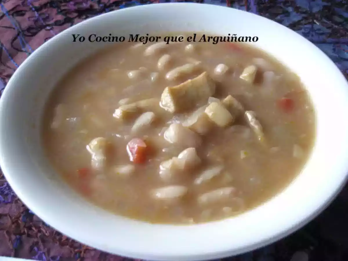 Alubias con calamares - foto 2