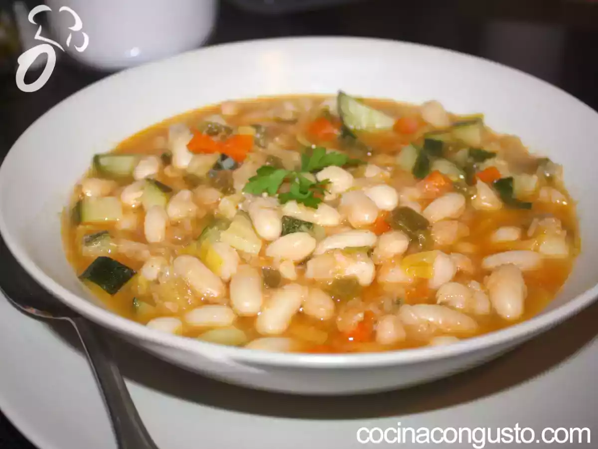 Alubias con verduras