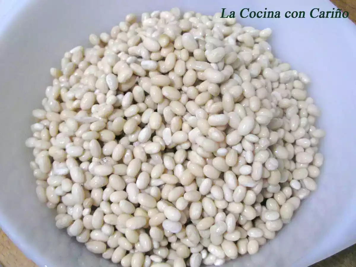 Alubias mini con chorizo y morcilla - foto 2