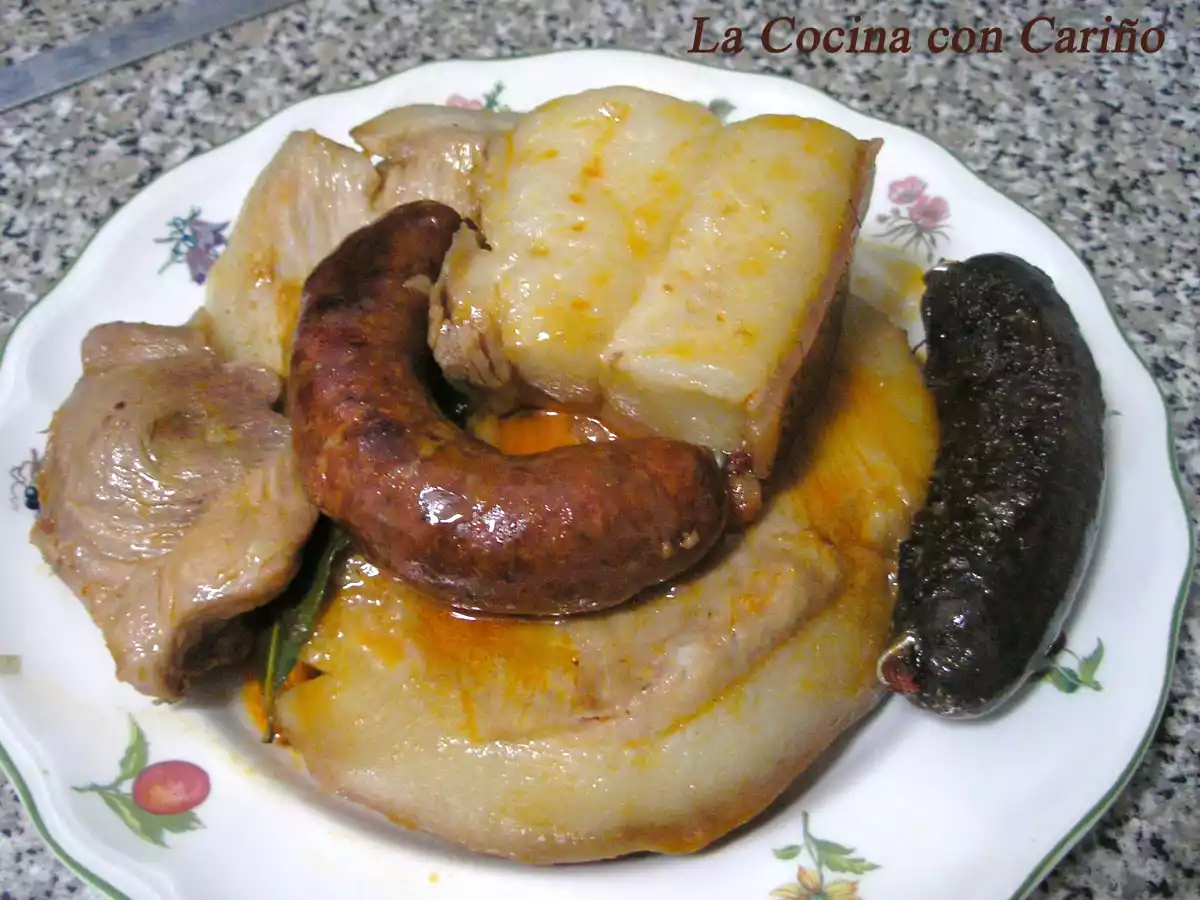 Alubias mini con chorizo y morcilla - foto 4