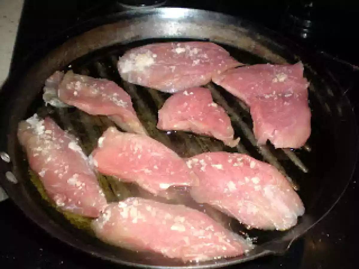 Alubias o judías blancas aliñadas y solomillo de cerdo - foto 6