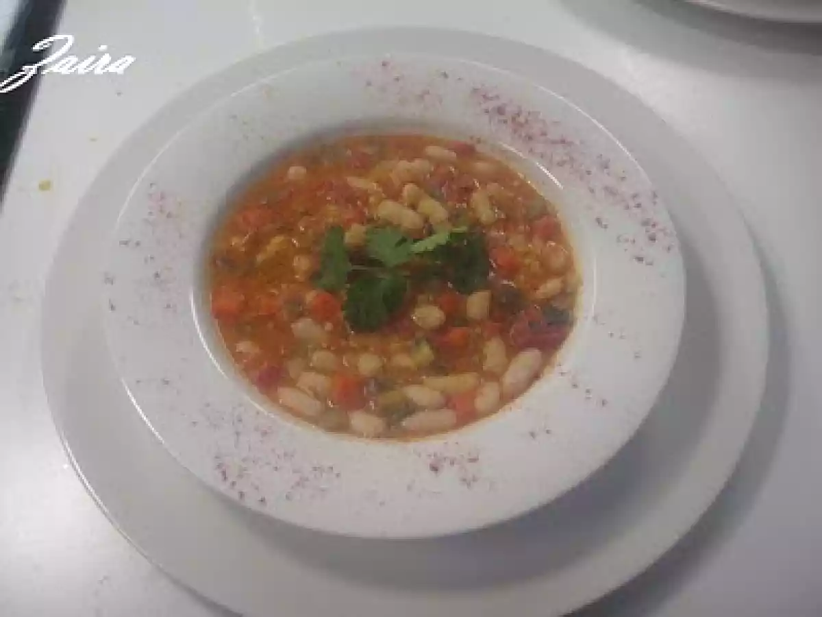 Alubias o judías blancas con verduritas - foto 3