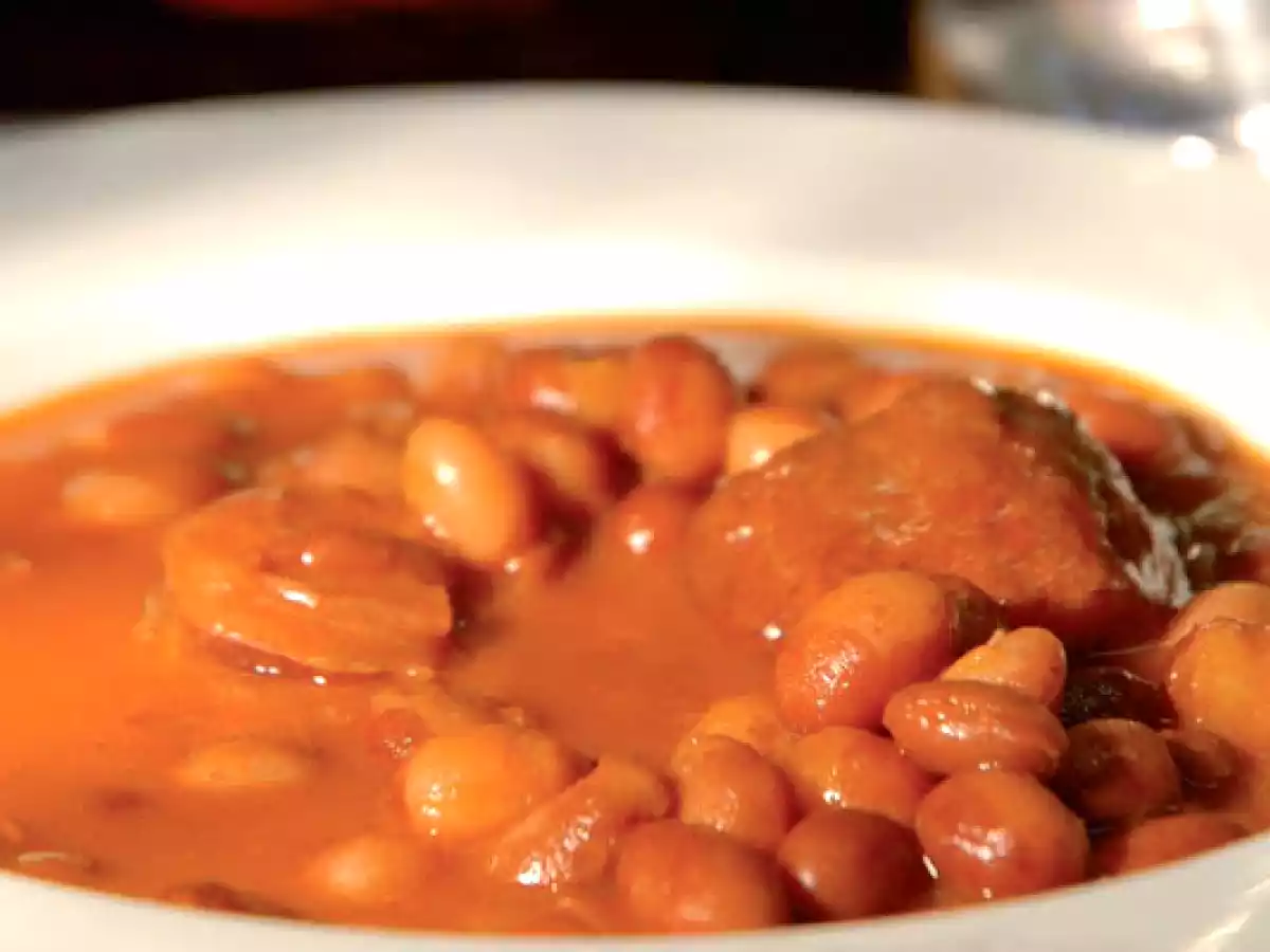 Alubias rojas con chorizo
