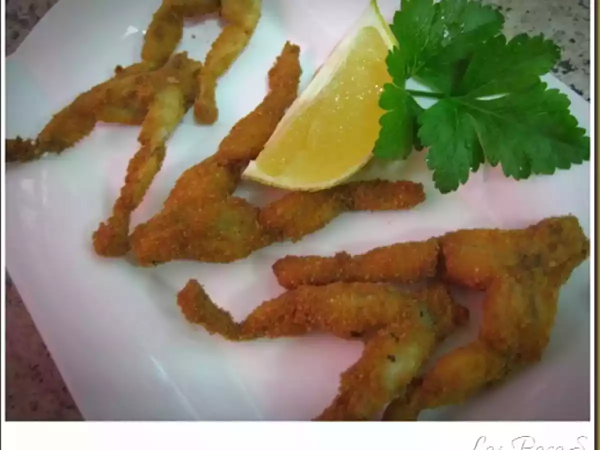 Ancas de Rana empanadas