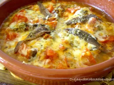 Anchoas del Cantábrico gratinadas con tomate y mezcla de quesos - foto 3