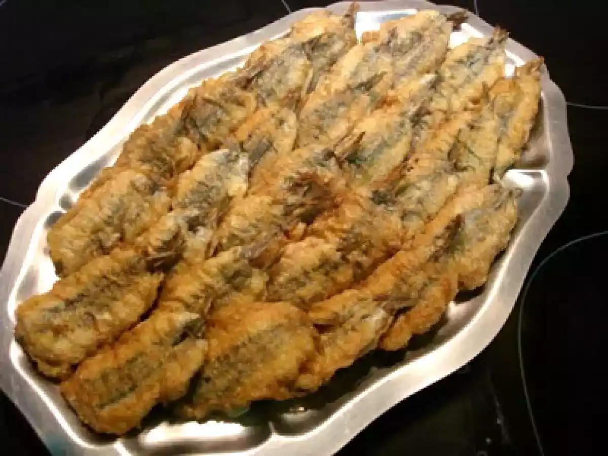 Anchoas rebozadas (Boquerones rebozados)