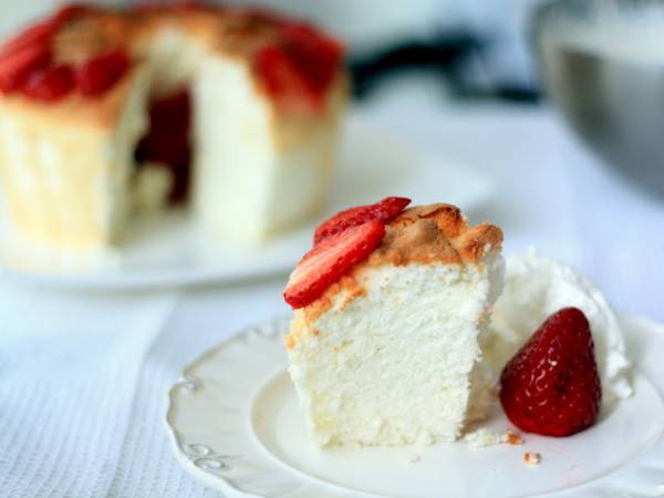 Angel Food Cake de vainilla