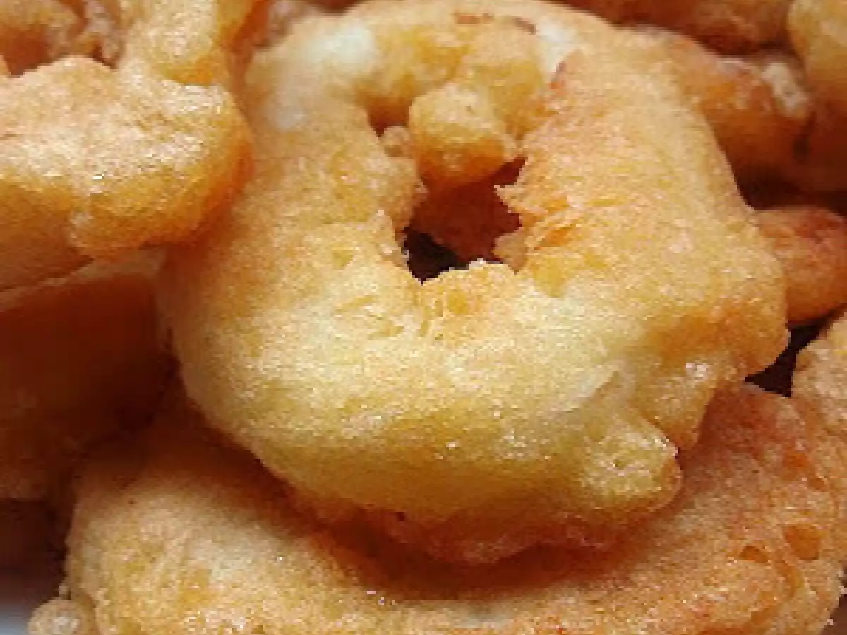 Anillas de calamar a la romana