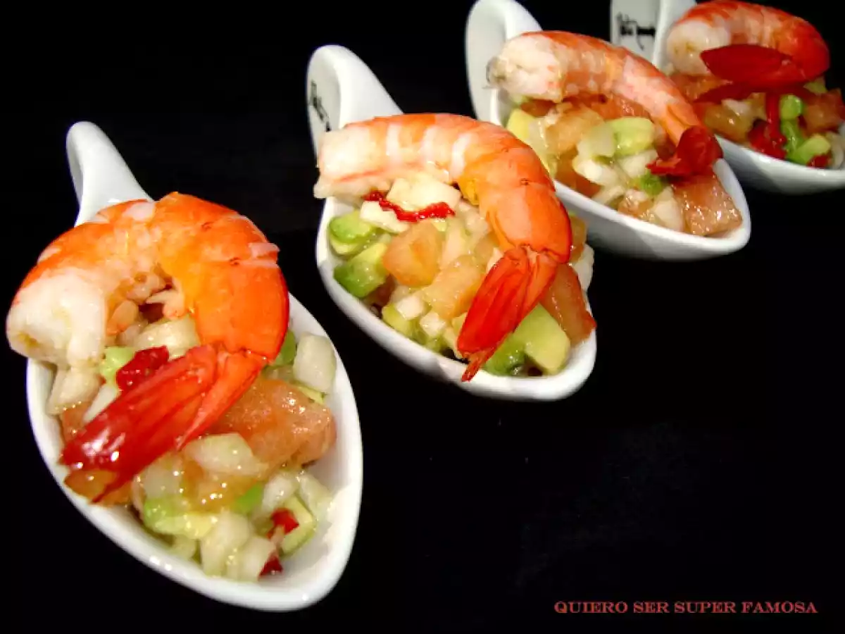 Aperitivo de langostino