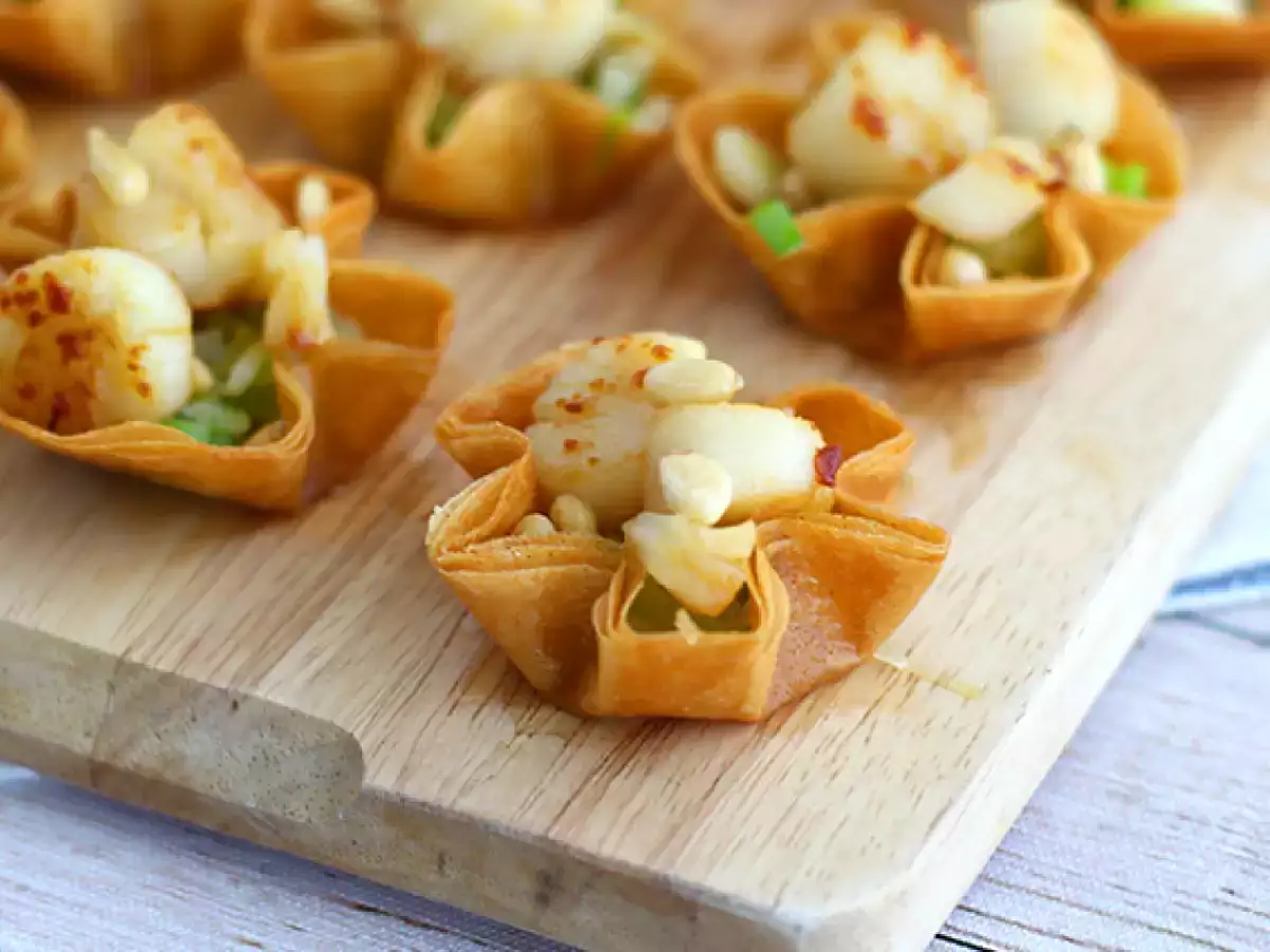 Aperitivos crujientes de vieiras - foto 4