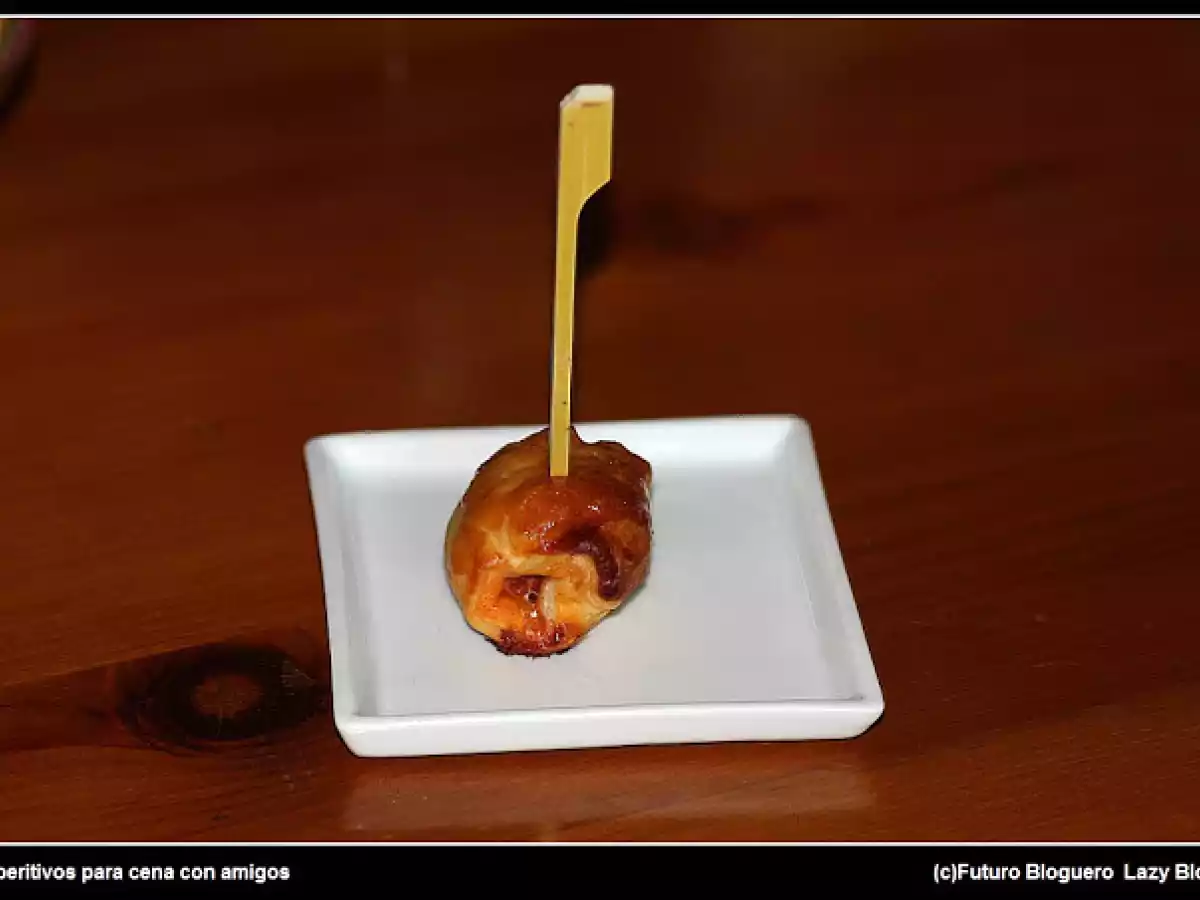 Aperitivos para una cena con amigos