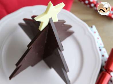 Receta Árbol de navidad de chocolate 3d