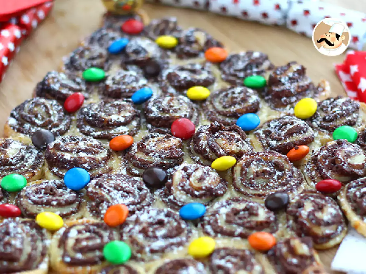 Árbol de Navidad de nutella - foto 2