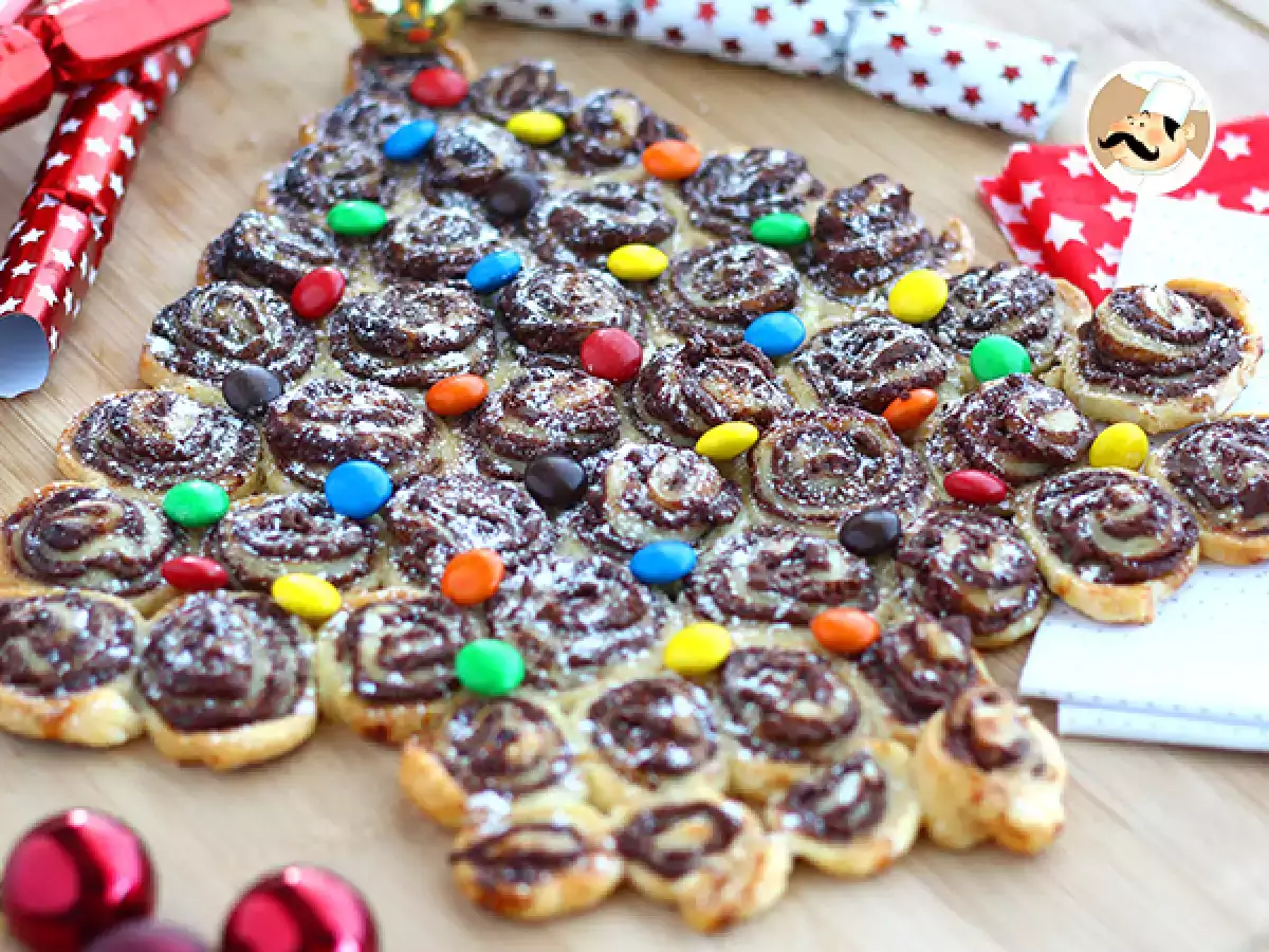 Árbol de Navidad de nutella - foto 3