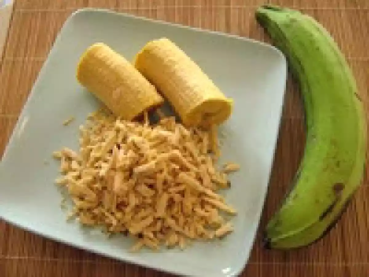 Arepa de platano verde