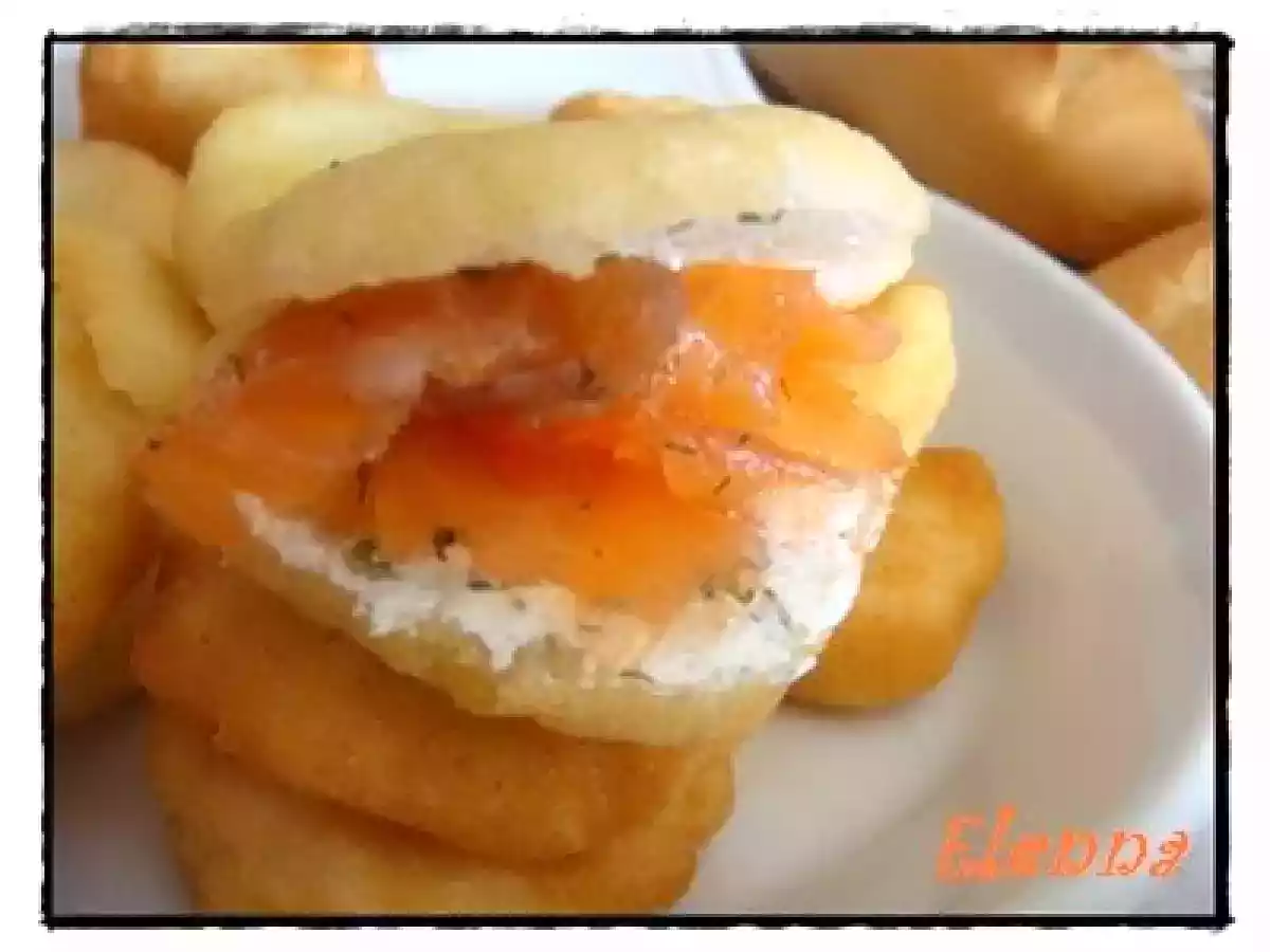 Arepas de Salmón y queso