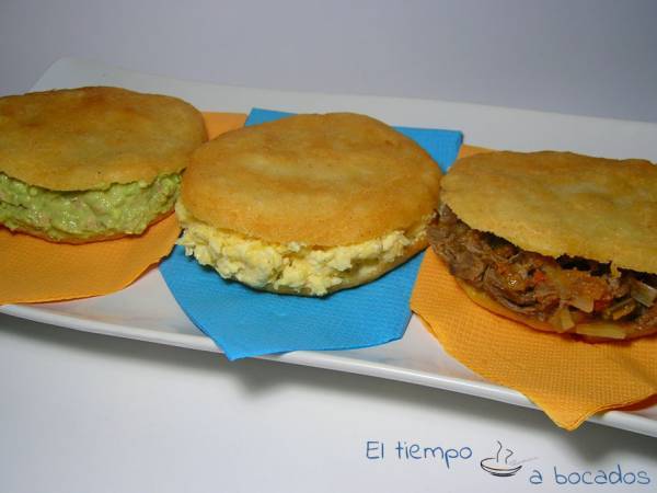 Arepas variadas