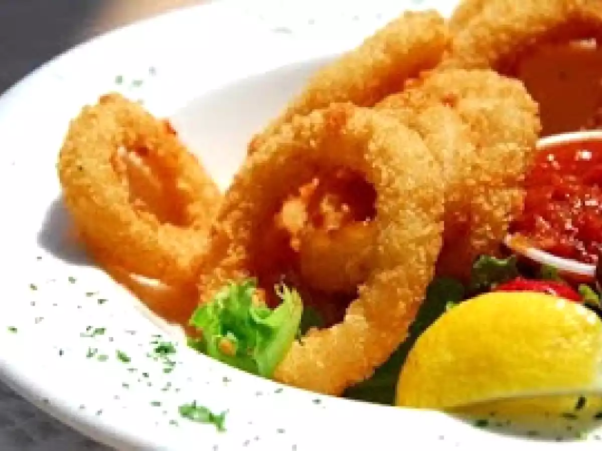 Aros de cebolla, comida mexicana