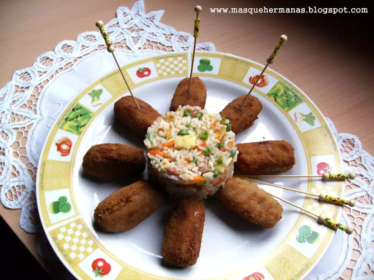 ARROZ 4 DELICIAS con croquetas Maheso - foto 2
