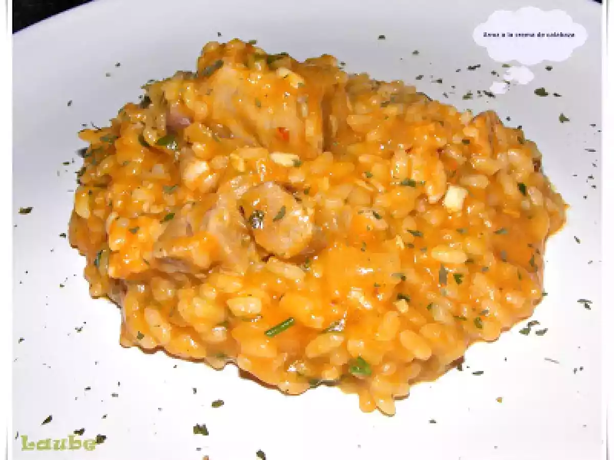 Arroz a la crema de calabaza