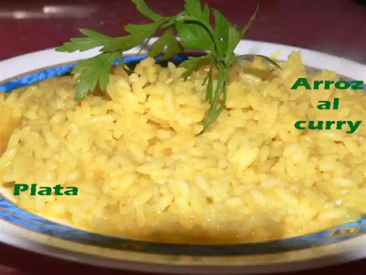 ARROZ AL CURRY EN MICROONDAS