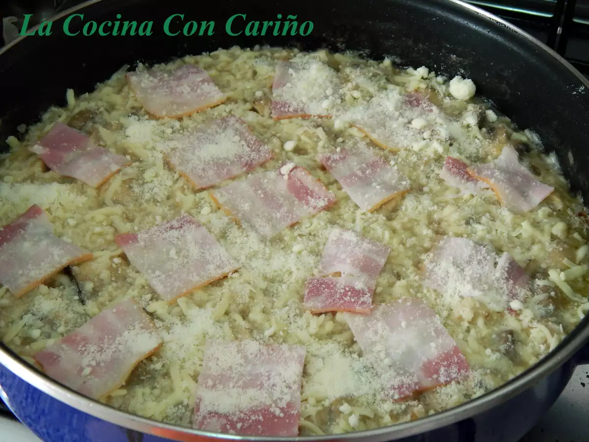 Arroz al horno con champinones - foto 3
