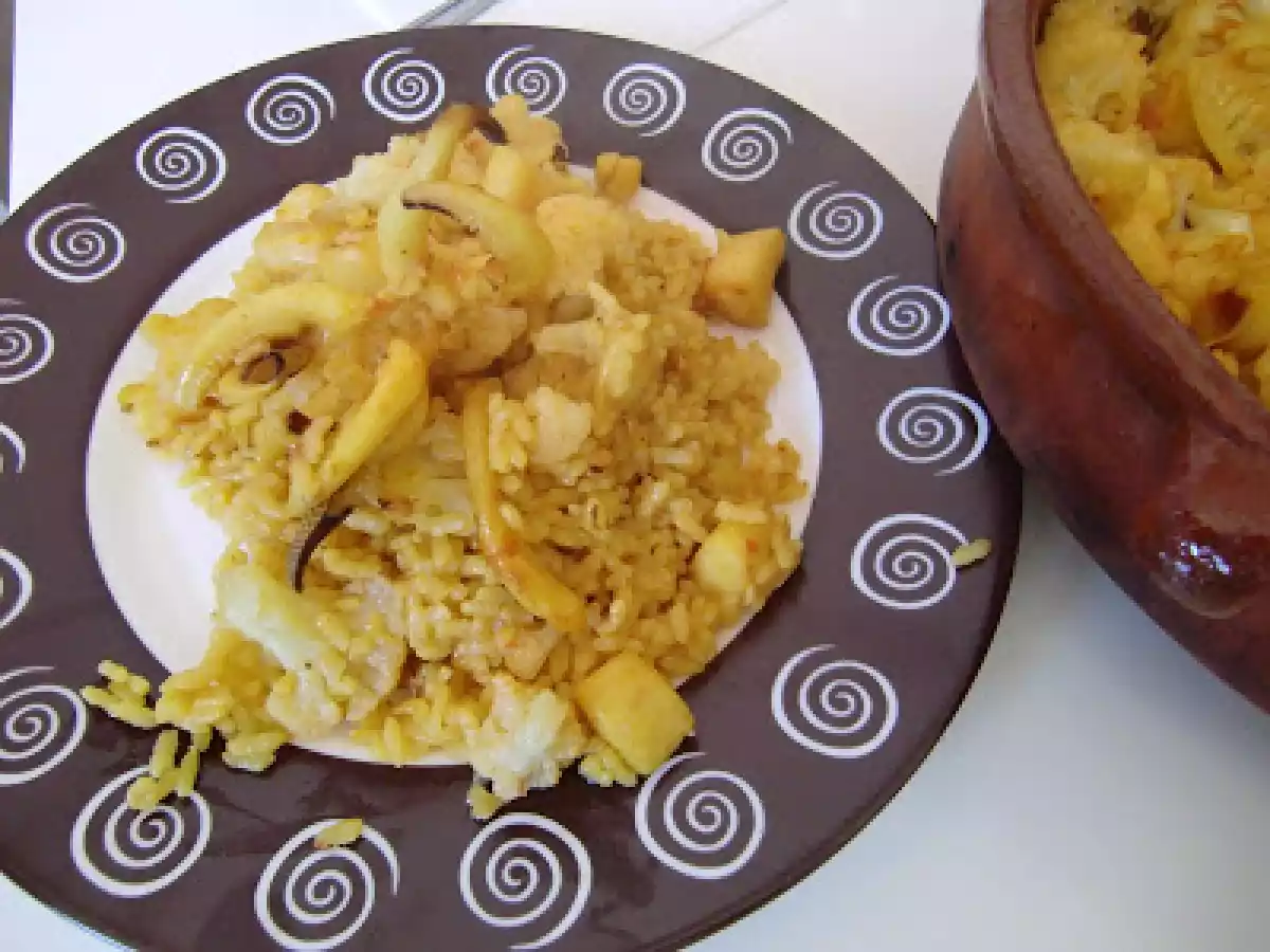 Arroz al horno con sepia y coliflor - foto 3