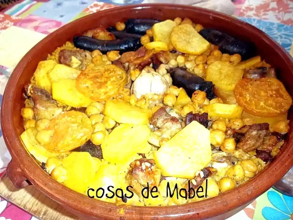Arroz al horno valenciano