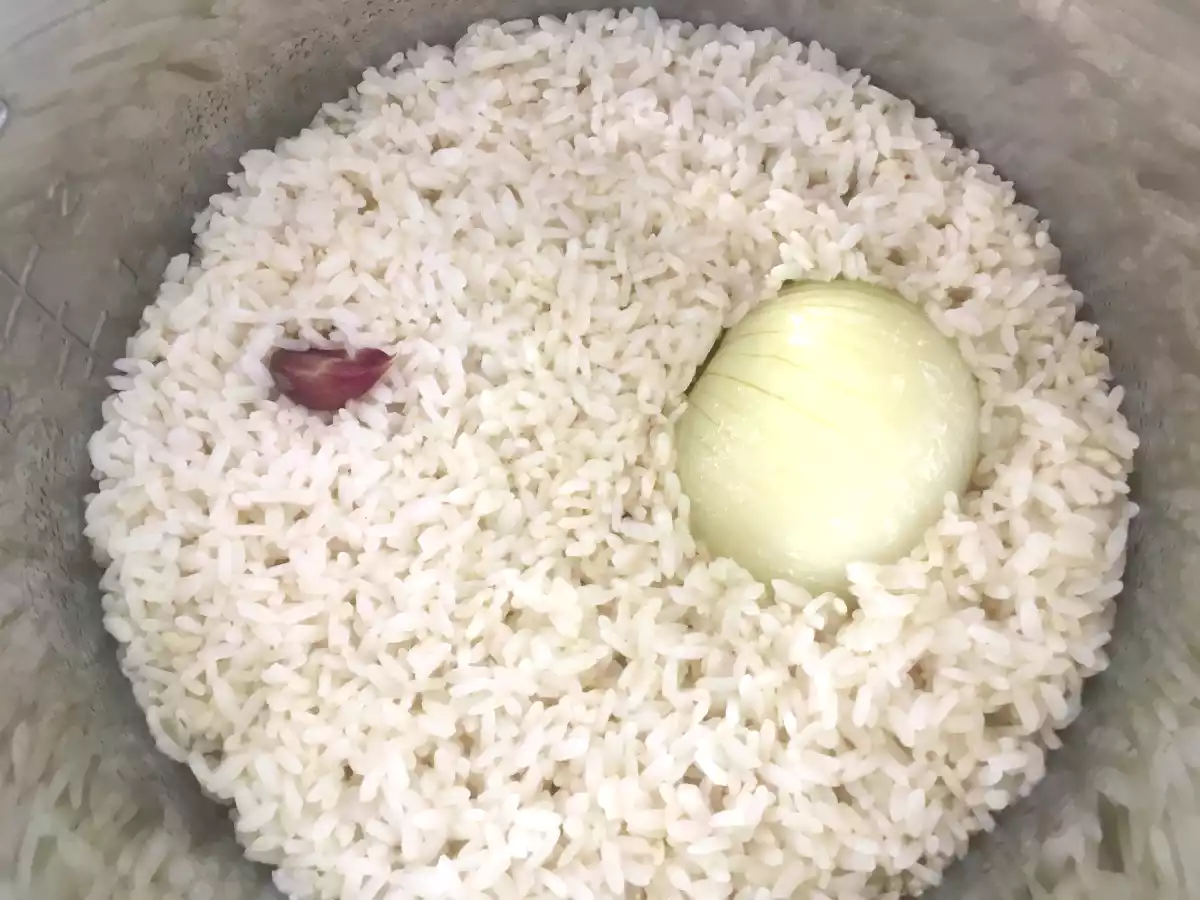 Arroz blanco en Fussioncook