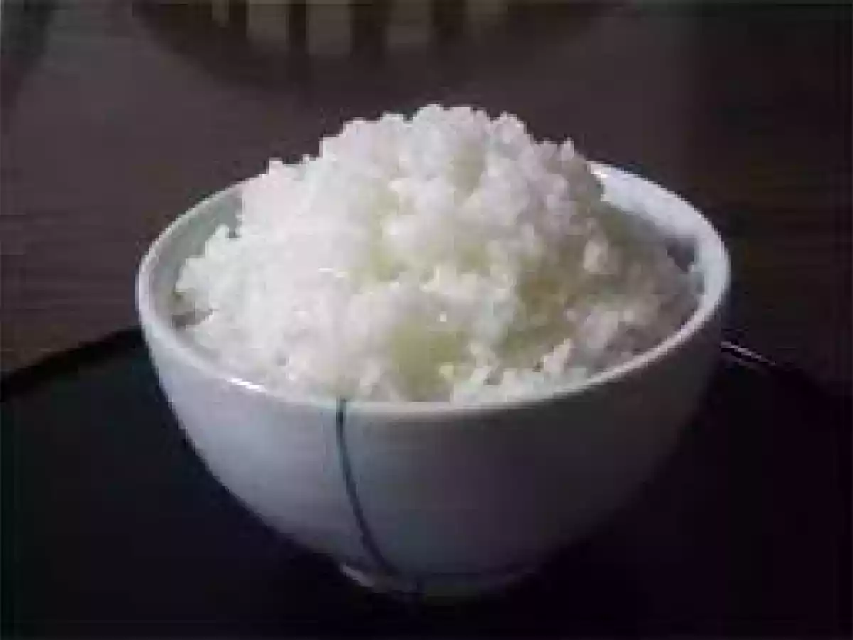 Arroz blanco sudado