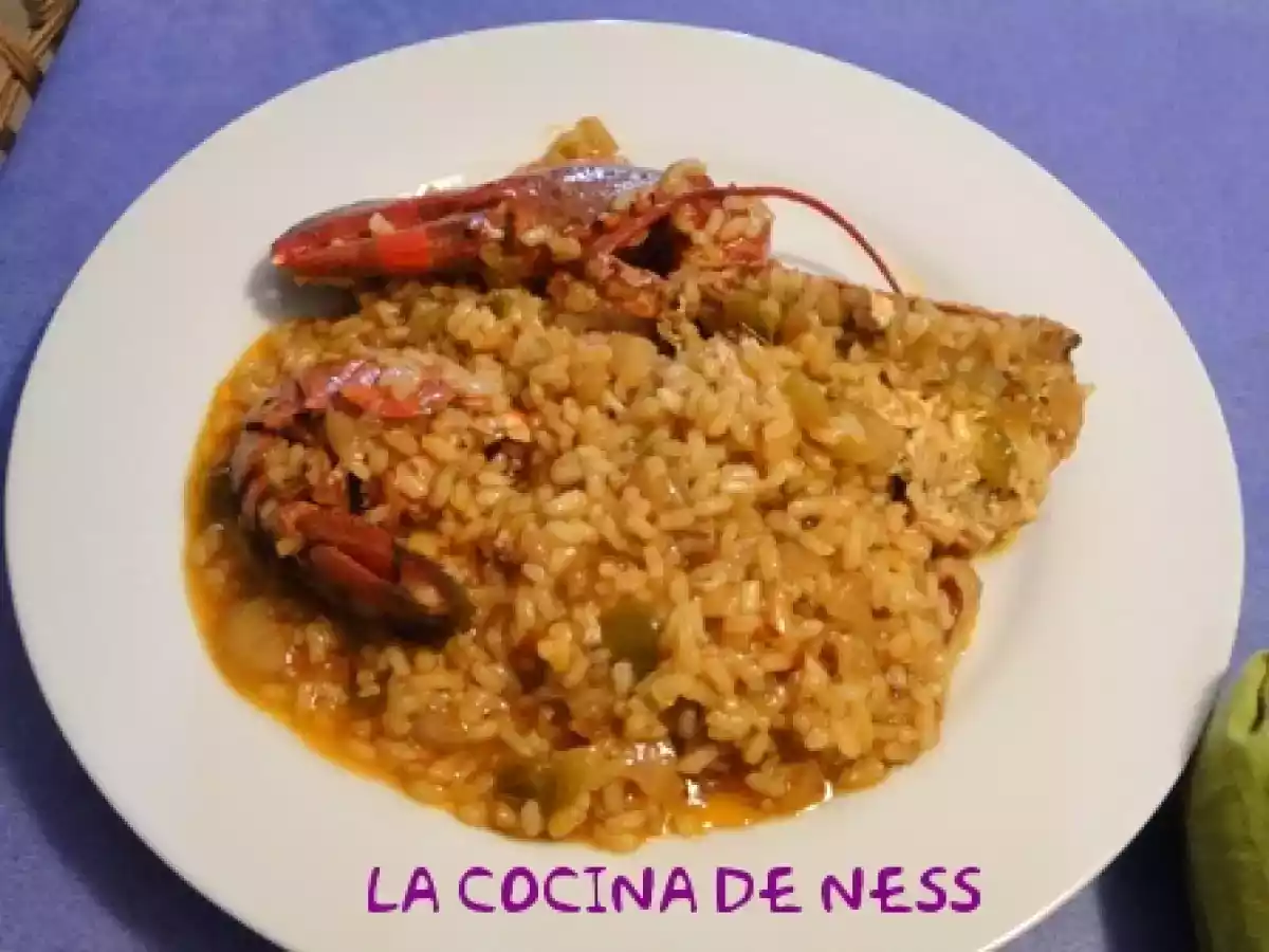 Arroz caldoso con bogavante